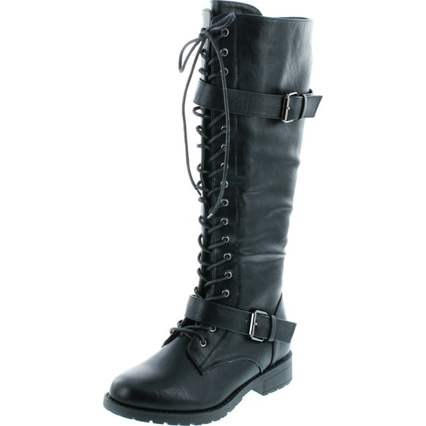 New Women Buckle Riding Knee High Boots 6 to 10